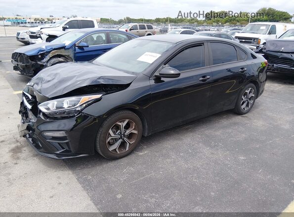 3KPF24AD2LE249876 2020 KIA FORTE Черный Передняя левая четверть