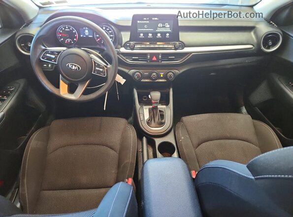 3KPF24AD2ME353964 2021 KIA FORTE Gray Առջևի վահանակի տեսք