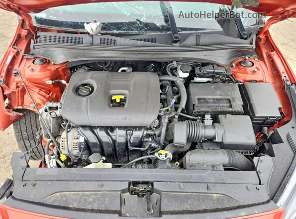 3KPF24AD2PE551643 2023 KIA FORTE Оранжевый Вид задней части салона