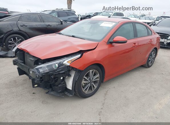 3KPF24AD2PE597814 2023 KIA FORTE Orange წინა მარცხენა ხედი სამი მეოთხედიდან