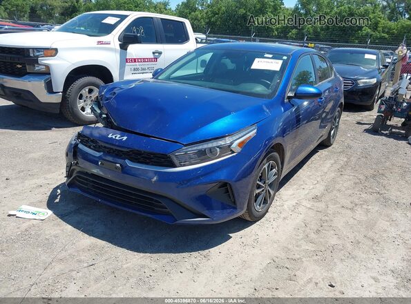3KPF24AD2PE613395 2023 KIA FORTE Blue Vista tres cuartos delantera izquierda