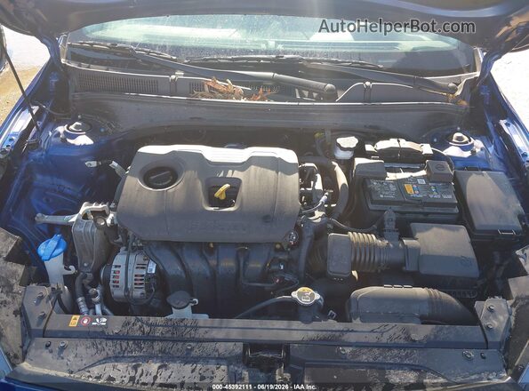 3KPF24AD2RE761436 2024 KIA FORTE Blue Widok z tyłu