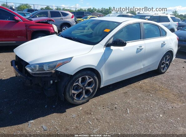 3KPF24AD3KE108555 2019 KIA FORTE White Vista tres cuartos delantera izquierda
