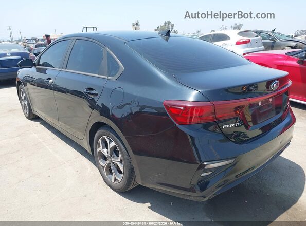 3KPF24AD3KE109303 2019 KIA FORTE Black Trasero izquierdo