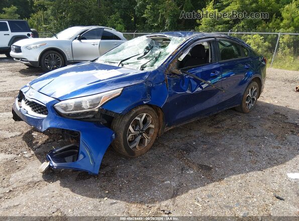 3KPF24AD3LE186772 2020 KIA FORTE Blue Передня ліва чверть