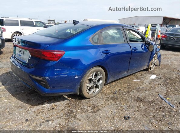 3KPF24AD3LE186772 2020 KIA FORTE Blue Задня права чверть