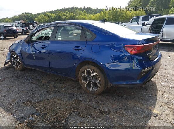 3KPF24AD3LE186772 2020 KIA FORTE Blue Задня ліва чверть