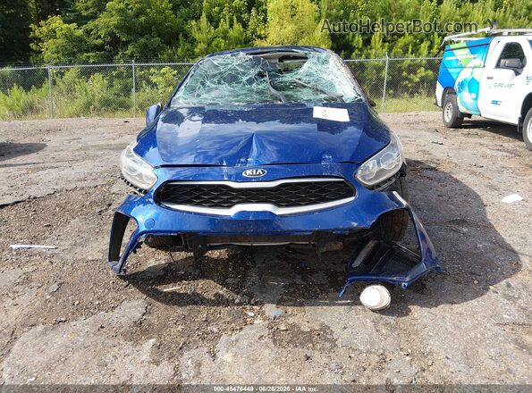 3KPF24AD3LE186772 2020 KIA FORTE Blue Вид спереду
