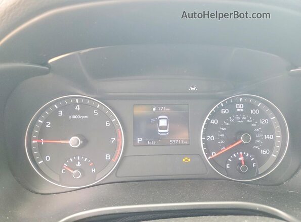 3KPF24AD3LE192331 2020 KIA FORTE Gray Instrument cluster view