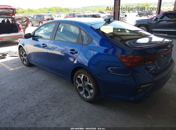 3KPF24AD3ME264890 2021 KIA FORTE Blue Հետևի ձախ