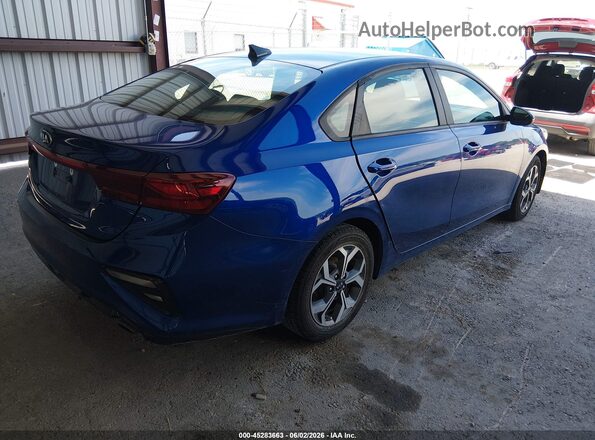 3KPF24AD3ME264890 2021 KIA FORTE Blue Հետևի աջ