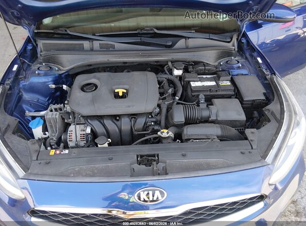 3KPF24AD3ME264890 2021 KIA FORTE Blue Հետևի տեսք