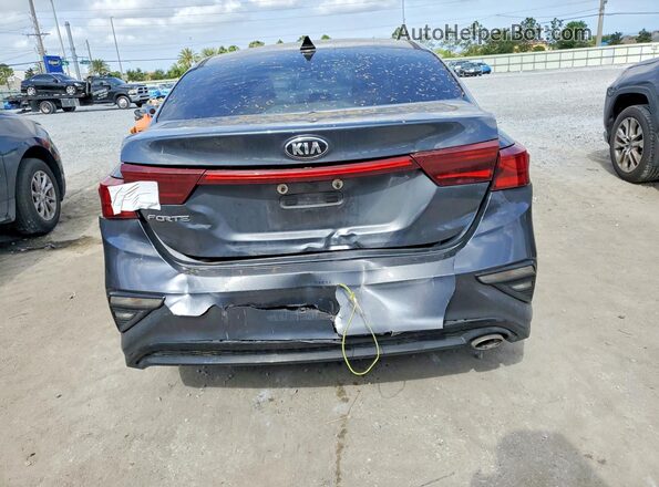3KPF24AD3ME380803 2021 KIA FORTE Gray უკანა ხედი