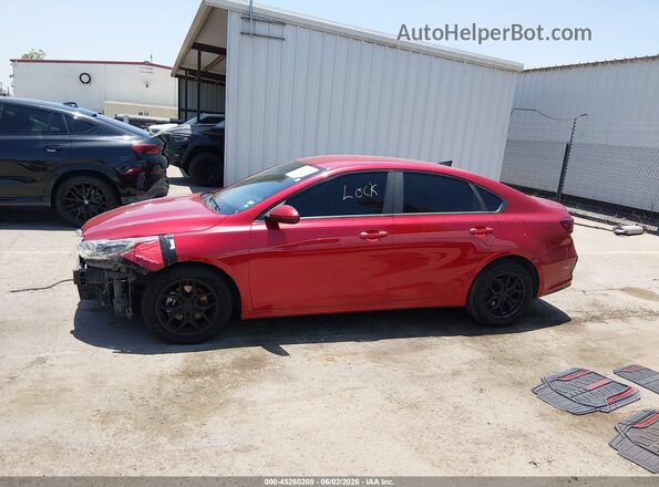 3KPF24AD4KE056241 2019 KIA FORTE Burgundy Rear interior view