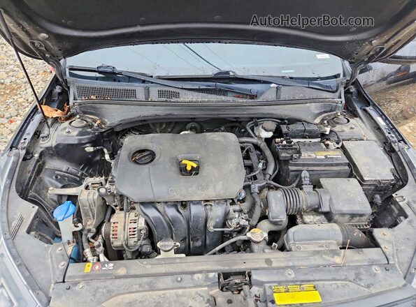 3KPF24AD4KE076327 2019 KIA FORTE Black Rear interior view