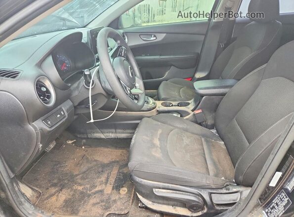 3KPF24AD4KE076327 2019 KIA FORTE Black Front interior view
