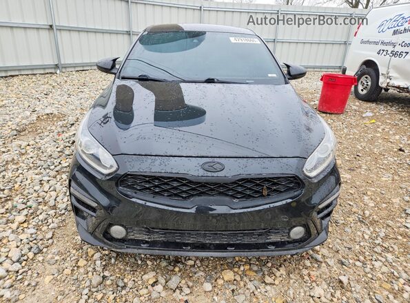3KPF24AD4KE076327 2019 KIA FORTE Black Front view