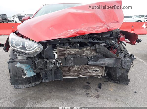 3KPF24AD4KE109312 2019 KIA FORTE Red უკანა სალონის ხედი