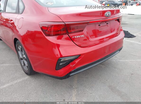 3KPF24AD4KE109312 2019 KIA FORTE Red 