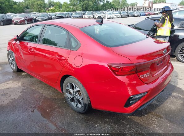 3KPF24AD4KE135960 2019 KIA FORTE Red Задня ліва чверть