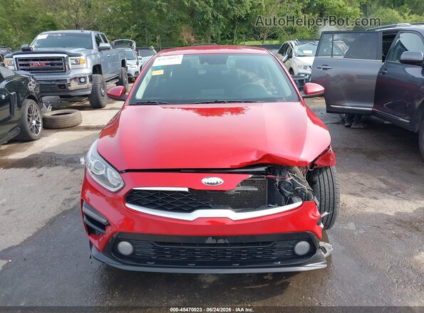 3KPF24AD4KE135960 2019 KIA FORTE Red Вид щитка приладів