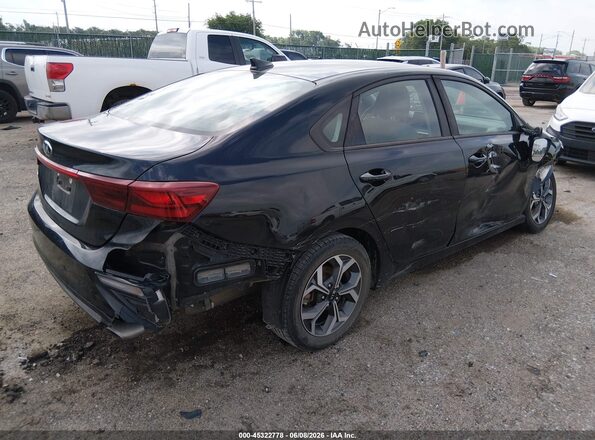 3KPF24AD4KE136610 2019 KIA FORTE Черный Задняя правая четверть