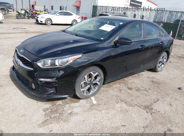 3KPF24AD4KE136610 2019 KIA FORTE Черный Передняя левая четверть