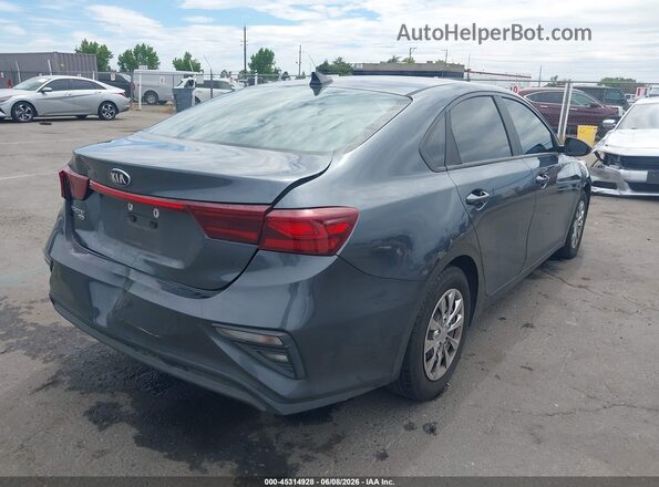 3KPF24AD4LE208245 2020 KIA FORTE Gray Задня права чверть
