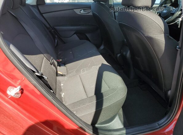 3KPF24AD4LE209413 2020 KIA FORTE Red უკანა სავარძლების ხედი
