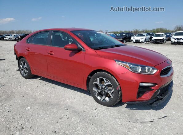 3KPF24AD4LE209413 2020 KIA FORTE Red წინა მარჯვენა