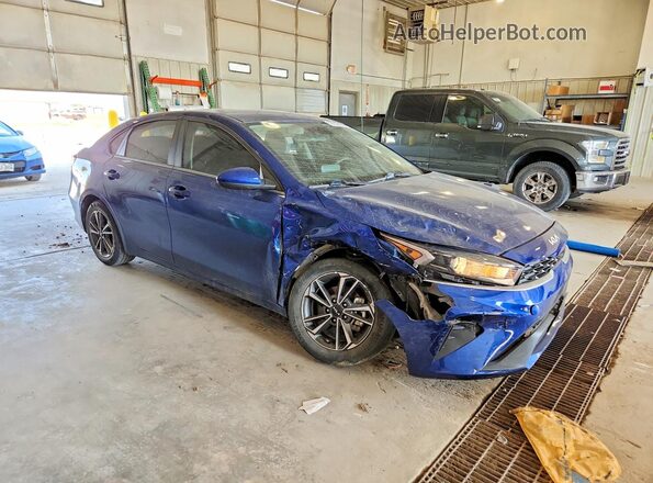 3KPF24AD4NE453338 2022 KIA FORTE Blue Przód prawy
