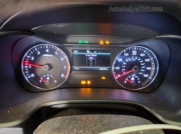 3KPF24AD4NE453338 2022 KIA FORTE Blue Widok zestawu wskaźników