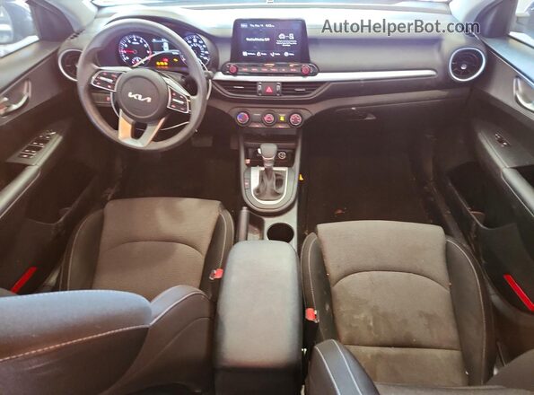 3KPF24AD4NE453338 2022 KIA FORTE Blue Widok deski rozdzielczej
