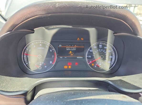 3KPF24AD4NE460497 2022 KIA FORTE Gray Vista del cuadro de instrumentos