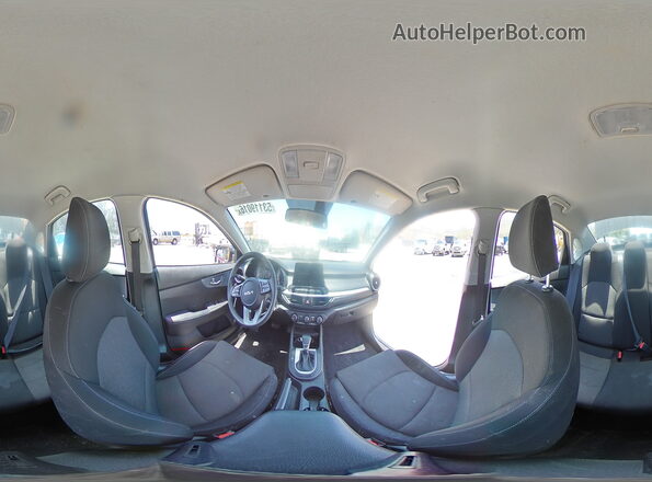 3KPF24AD4NE460497 2022 KIA FORTE Gray Vista de la etiqueta del VIN