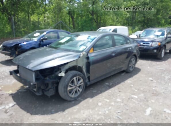 3KPF24AD4NE461925 2022 KIA FORTE Gray Առջևի ձախ երեք քառորդ տեսարան