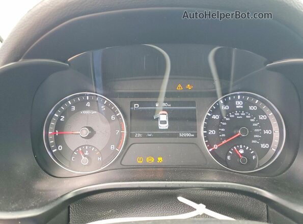 3KPF24AD4PE586782 2023 KIA FORTE Gray Instrument cluster view