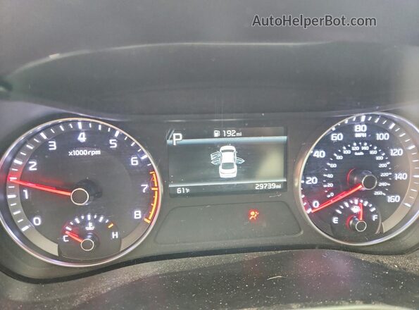 3KPF24AD4PE599886 2023 KIA FORTE Blue Вид щитка приладів