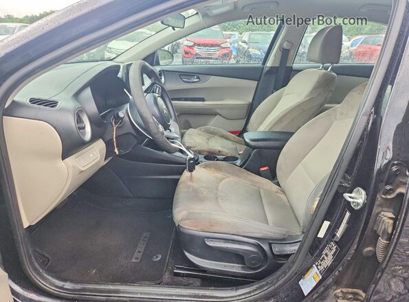 3KPF24AD5KE044549 2019 KIA FORTE Black Widok wnętrza z przodu