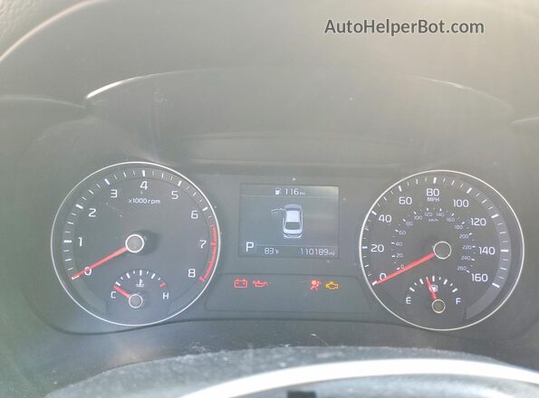 3KPF24AD5KE059648 2019 KIA FORTE Silver Instrument cluster view