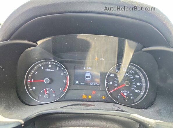 3KPF24AD5KE064414 2019 KIA FORTE Black Вид щитка приладів