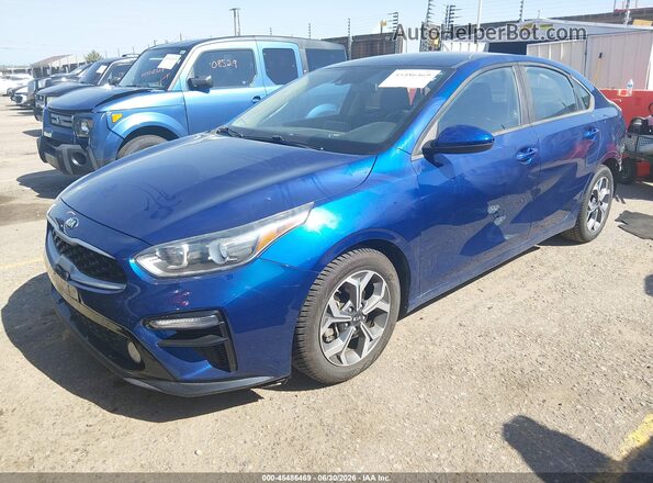 3KPF24AD5KE071329 2019 KIA FORTE Синий Передняя левая четверть