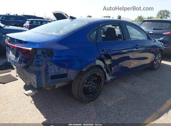 3KPF24AD5KE071329 2019 KIA FORTE Синий Задняя правая четверть