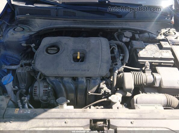 3KPF24AD5KE071329 2019 KIA FORTE Синий Вид сзади