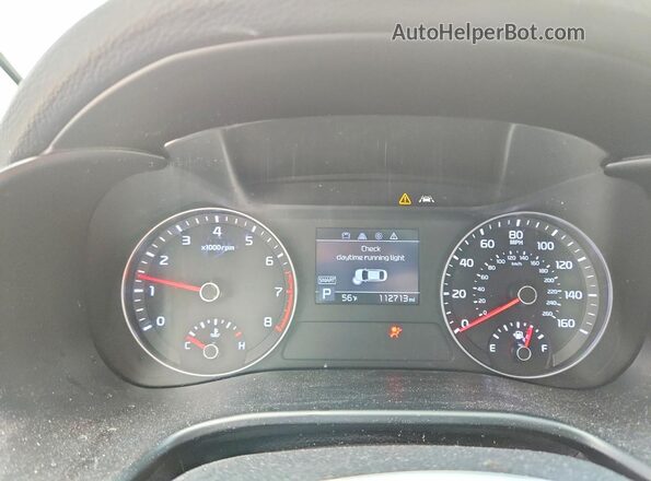 3KPF24AD5KE073548 2019 KIA FORTE Белый Вид щитка приборов