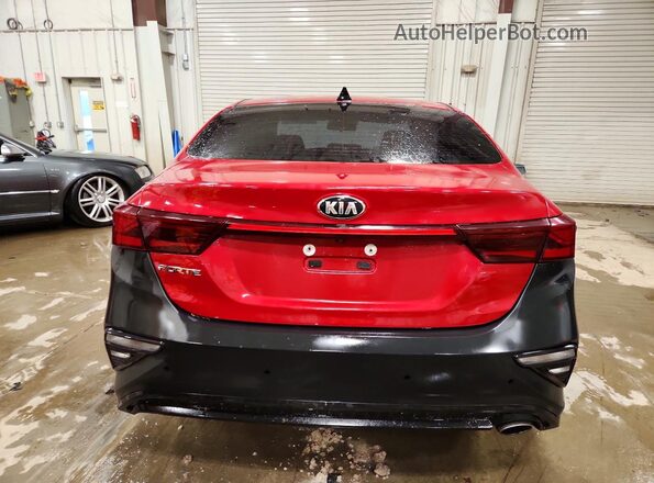 3KPF24AD5KE074540 2019 KIA FORTE Red Rear view