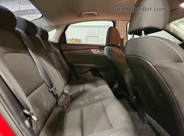 3KPF24AD5KE074540 2019 KIA FORTE Red Rear seats view