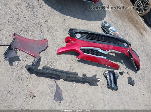 3KPF24AD5KE134462 2019 KIA FORTE Red ხელსაწყოთა პანელის ხედი