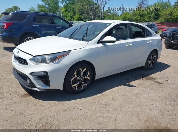 3KPF24AD5KE136745 2019 KIA FORTE White Передня ліва чверть