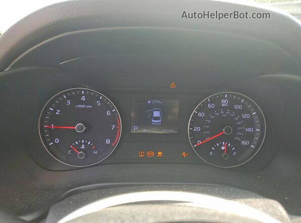 3KPF24AD5LE148153 2020 KIA FORTE Серебряный Вид щитка приборов